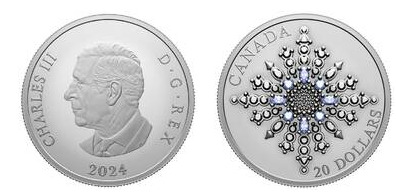 20 dollars (Die Sapphire Jubilee Snowflake Brosche)