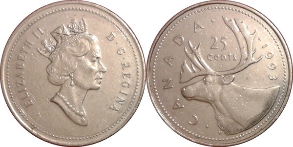 25 cents (Elisabeth II.)