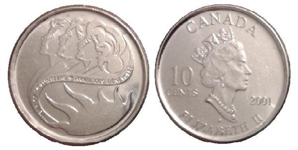 10 cents (Internationales Jahr der Freiwilligen)