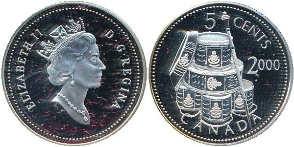 5 cents (1. französisch-kanadisches Regiment)