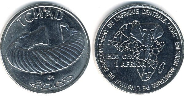 1.500 francs (1 Afrika)