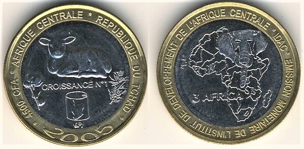 4.500 francs (3 Afrika)