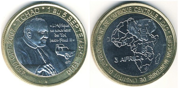 4.500 francs (3 Afrika)