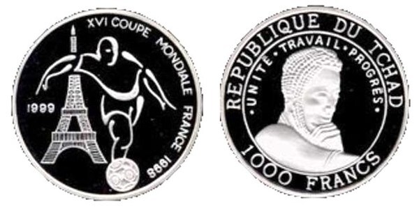 1.000 francs (FIFA-Weltpokal Frankreich 1998)