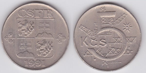 5 korun