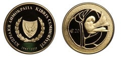 20 euro (50 aniversario de la República de Chipre)