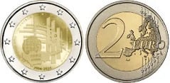 2 Euro (20. Jahrestag des Beitritts Zyperns zur Europäischen Union)