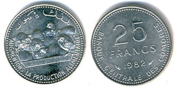 25 francs (FAO)