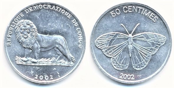 50 centimes (Schmetterling)