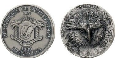 5000 Franken CFA (Philippinischer Adler)