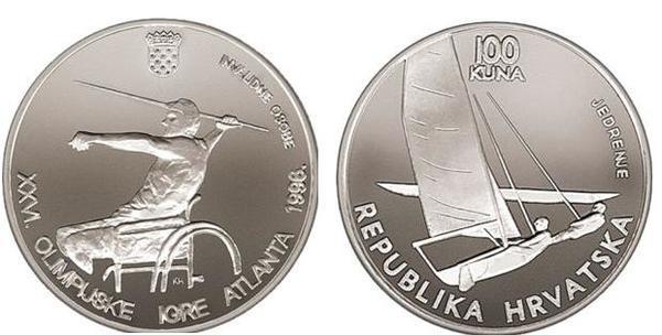 100 kuna (Olympische Spiele-Atlanta 96)