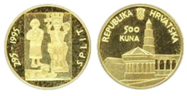 500 kuna (1.700-Jahr-Feier der Stadt Split)