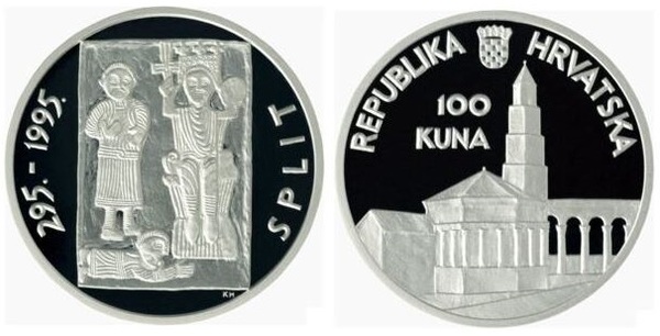 100 kuna (1.700-Jahr-Feier der Stadt Split)