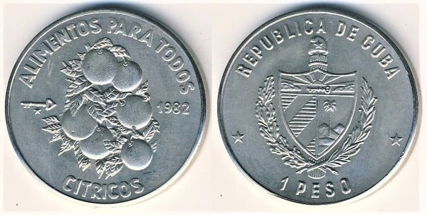 1 peso (FAO-Lebensmittel für alle - Zitrusfrüchte)