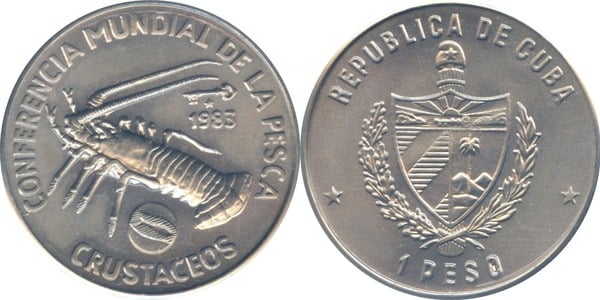 1 peso (Weltfischereikonferenz - Krustentiere)