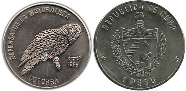 1 peso (Schutz der Natur - Cotorra)