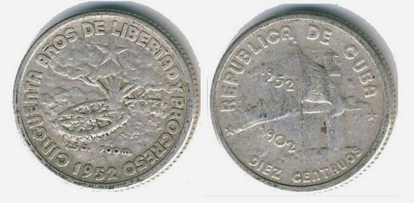 10 centavos (50. Jahrestag der Republik)