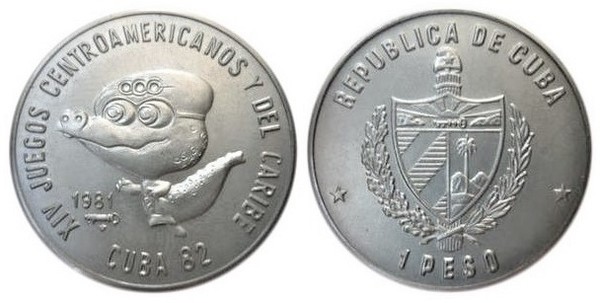 1 peso (XIV. Zentralamerikanische und Karibische Spiele)