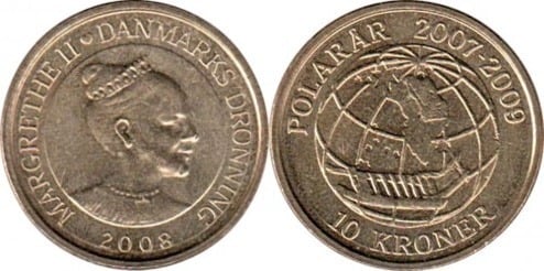 10 kroner (Internationales Polarjahr - Sirius)