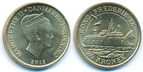 20 Kronen (Kong-Schiff Frederik IX)