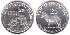 25 cents (Grévys Zebra)