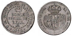 Doble décima de real (Elisabeth II.)