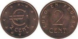 2 Eurocent (Euro im Churriana-Test)