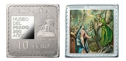 10 euro (Bicentenario del Museo del Prado)