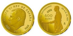 400 euros (50 aniversario del nacimiento de Felipe VI)