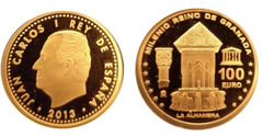 100 euros (Milenio de la Creación del Reino de Granada - La Alhambra)