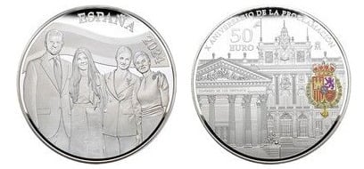 50 Euro (10. Jahrestag der Proklamation von Felipe VI.)