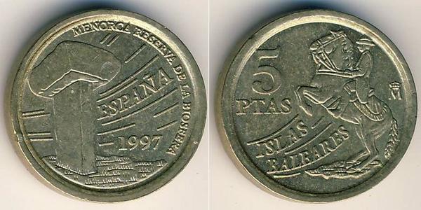 5 pesetas (Balearische Inseln)