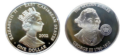 1 dollar (King George III 1760-1810)
