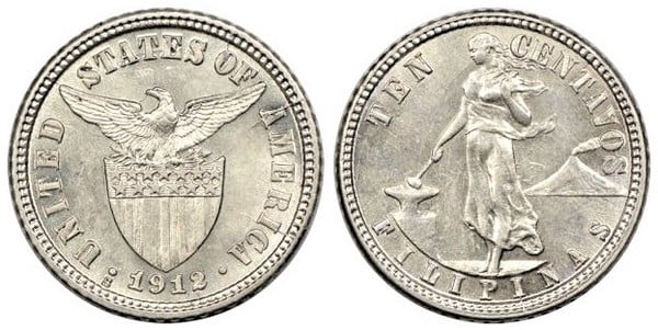 10 centavos (Verwaltung USA)