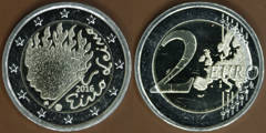 2 euro (90 Aniversario de la Muerte de Eino Leino)