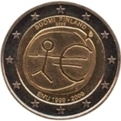 2 euro (10 Aniversario de la Unión Económica Monetaria / UEM / EMU)