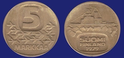 5 markkaa