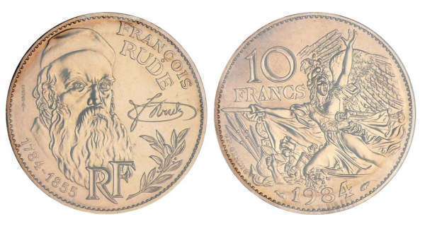 10 francs (200. Jahrestag der Geburt von Francois Rude)