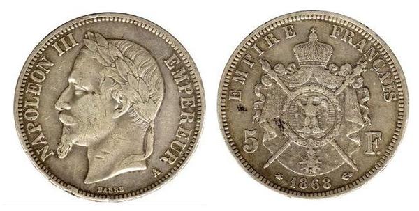 5 francs (Napoleon III.)