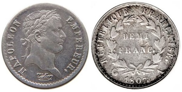 1/2 franc (Napoleon I.)