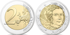 2 euro (Juristin und Politikerin Simone Veil (1927 - 2017) )