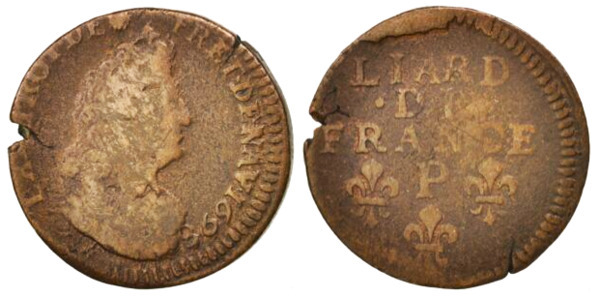 1 liard (Ludwig XIV.)