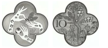 10 euro (110 años de Van Cleef & Arpels)