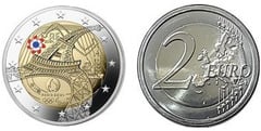 2 euro (Olympische Spiele, Paris 2024 - Farbe)