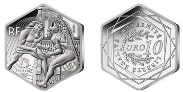 10 euro (Hércules y Notre-Dame, París)