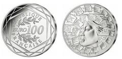 100 euro (80 años de sufragio femenino en Francia)