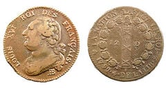 12 Denier (Ludwig XVI.)