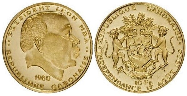 10 francs CFA (Unabhängigkeit)