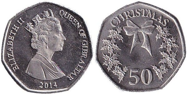 50 pence (Weihnachten 2014)