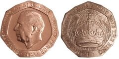 20 Pence (Krönung von Karl III.)